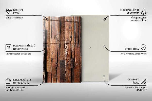 Kryt na sporák Dekoratívne drevené dosky