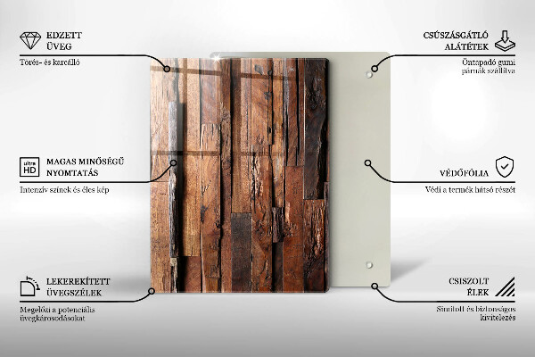 Kryt na sporák Dekoratívne drevené dosky