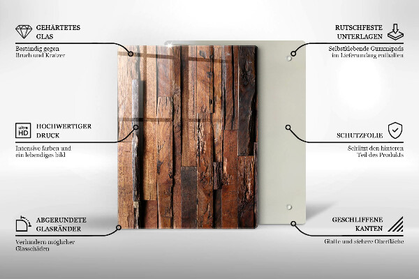Kryt na sporák Dekoratívne drevené dosky