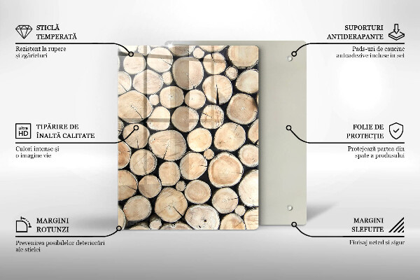 Kryt na sporák Drevené kmene stromov