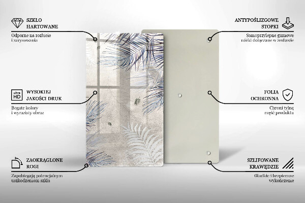 Kryt na indukčnú dosku Jemné listy