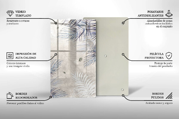 Kryt na indukčnú dosku Jemné listy