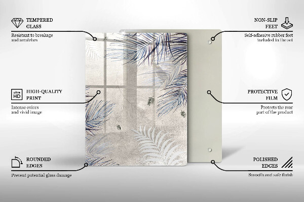 Kryt na indukčnú dosku Jemné listy