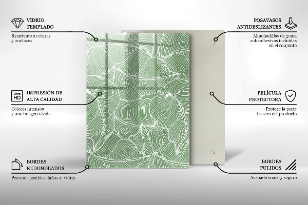 Kryt na indukčnú dosku Lineárne listy