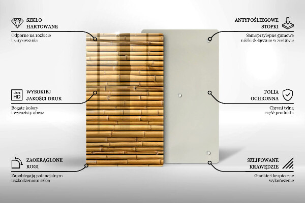Kryt na sporák Prírodný boho bambus
