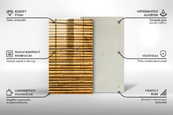 Kryt na sporák Prírodný boho bambus