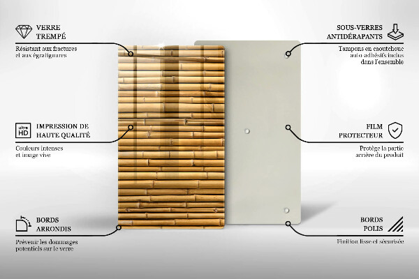 Kryt na sporák Prírodný boho bambus