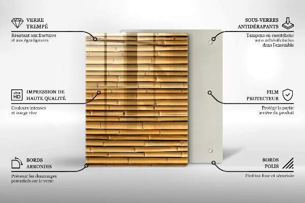 Kryt na sporák Prírodný boho bambus