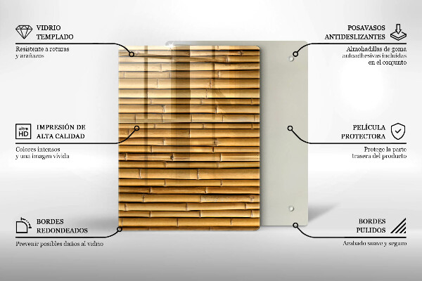 Kryt na sporák Prírodný boho bambus