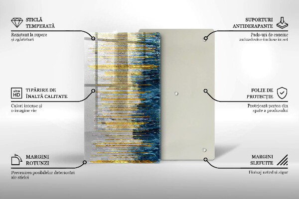 Kryt na indukčnú dosku Dizajnérska abstrakcia