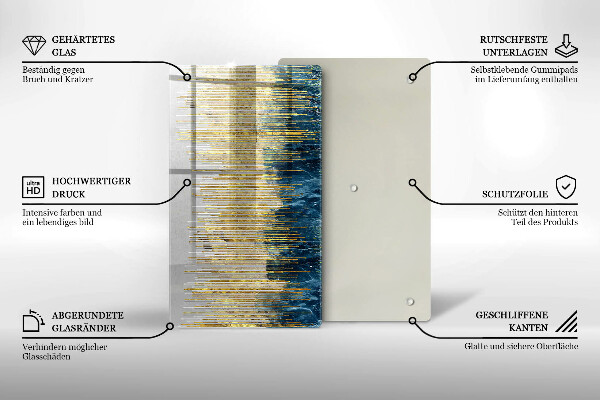 Kryt na indukčnú dosku Dizajnérska abstrakcia