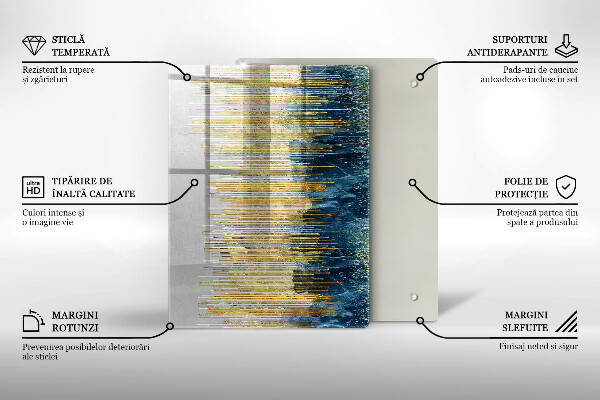 Kryt na indukčnú dosku Dizajnérska abstrakcia