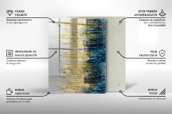 Kryt na indukčnú dosku Dizajnérska abstrakcia