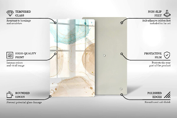 Kryt na sporák Boho škvrny a zlato