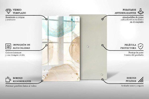 Kryt na sporák Boho škvrny a zlato