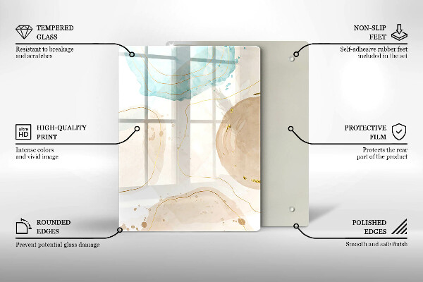 Kryt na sporák Boho škvrny a zlato