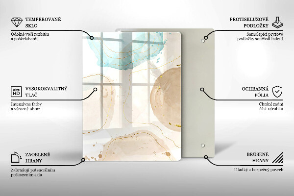 Kryt na sporák Boho škvrny a zlato