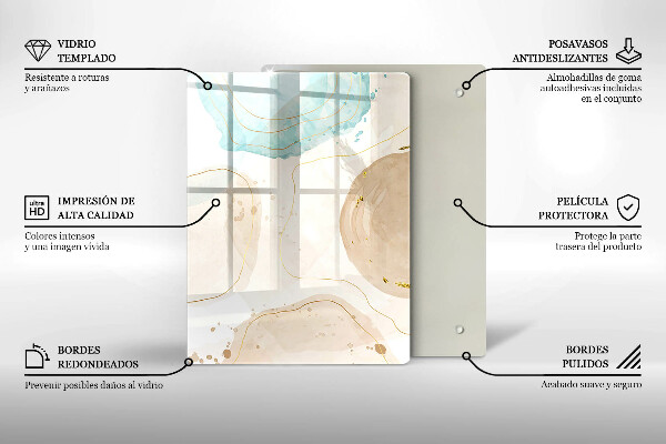 Kryt na sporák Boho škvrny a zlato