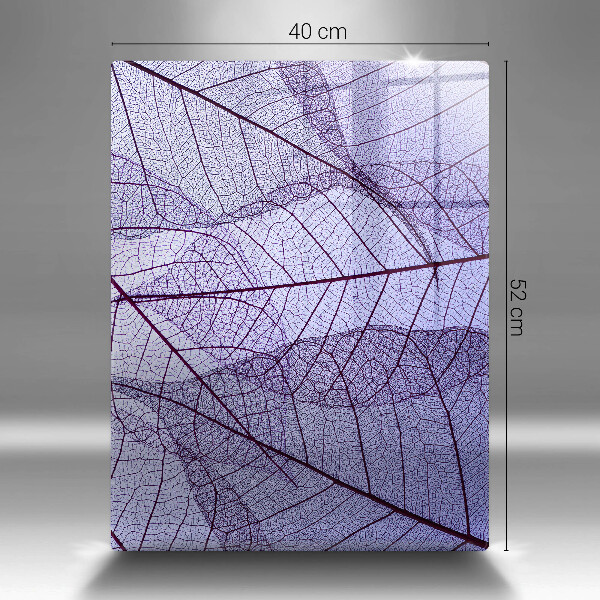 Kryt na sporák Listy so žilami