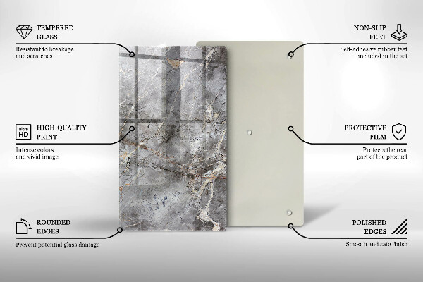 Kryt na sporák Textúra kameňa