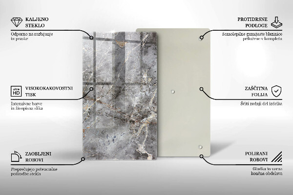 Kryt na sporák Textúra kameňa