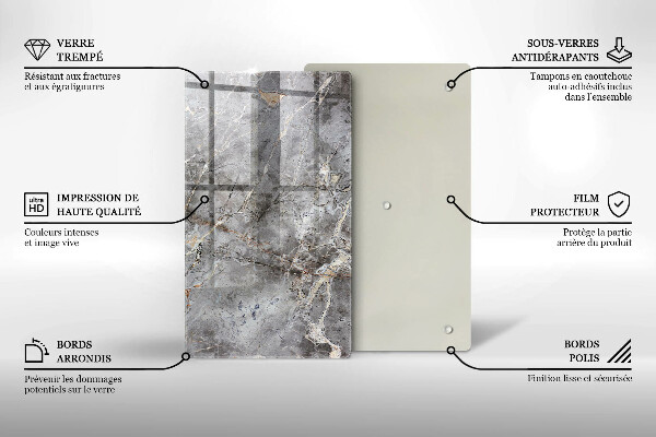 Kryt na sporák Textúra kameňa