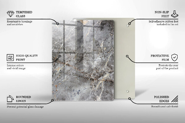 Kryt na sporák Textúra kameňa