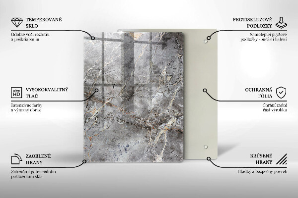 Kryt na sporák Textúra kameňa