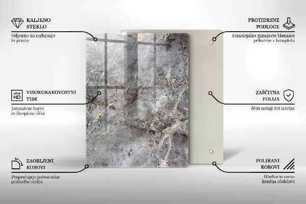 Kryt na sporák Textúra kameňa