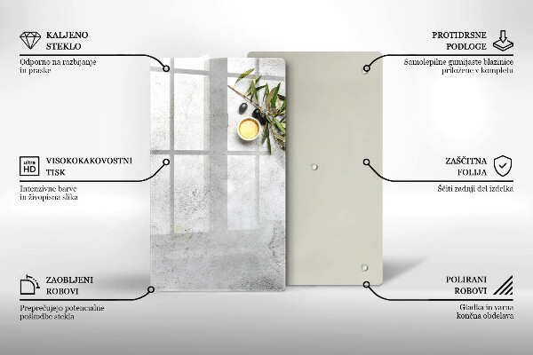 Kryt na sporák Olivy na betóne