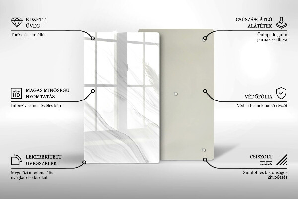 Kryt na sporák Jemný mramor