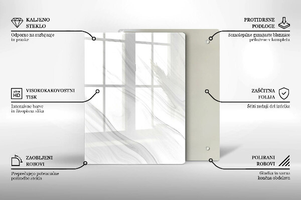 Kryt na sporák Jemný mramor