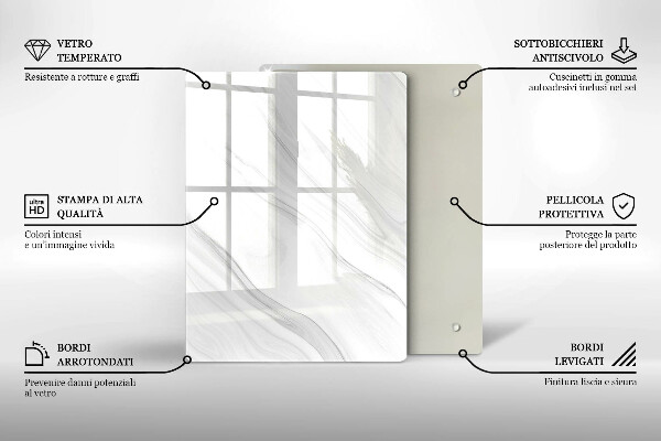 Kryt na sporák Jemný mramor