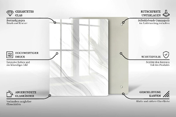 Kryt na sporák Jemný mramor