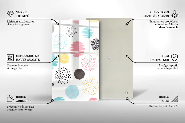 Kryt na sporák Maľované tvary