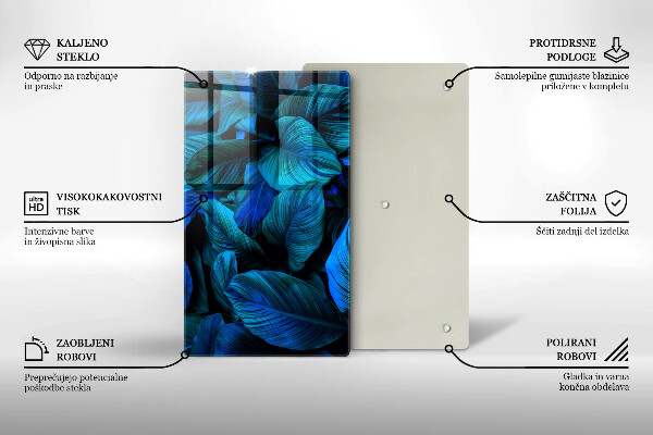 Kryt na sporák Listy vegetácie džungle