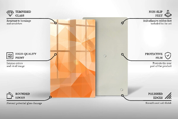 Kryt na sporák Geometrické pozadie