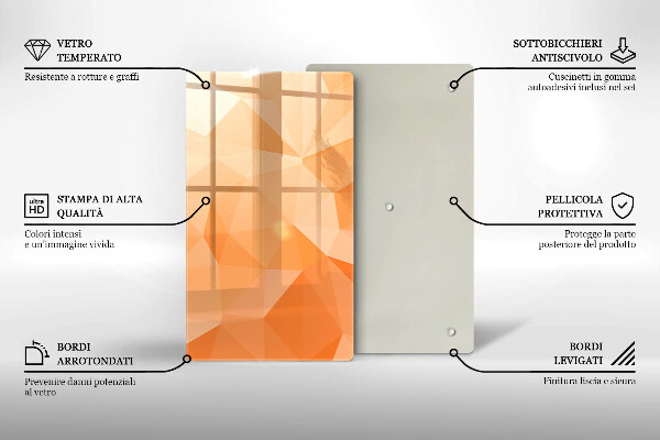 Kryt na sporák Geometrické pozadie