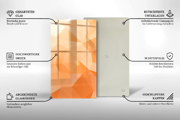 Kryt na sporák Geometrické pozadie