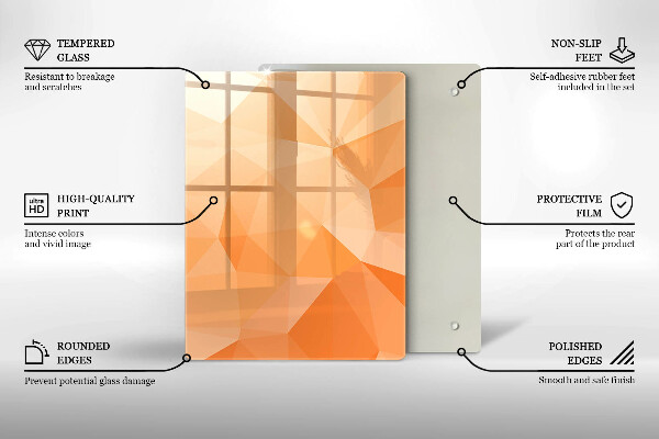 Kryt na sporák Geometrické pozadie