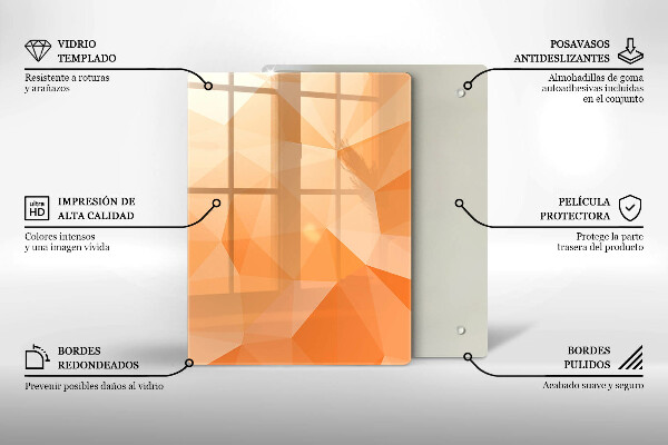 Kryt na sporák Geometrické pozadie
