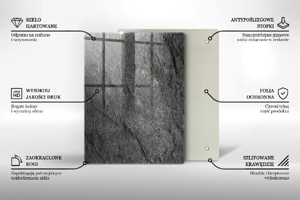 Kryt na sporák Textúra kameňa