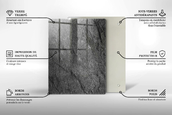 Kryt na sporák Textúra kameňa