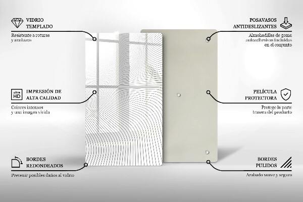 Kryt na sporák Vzor moderných línií