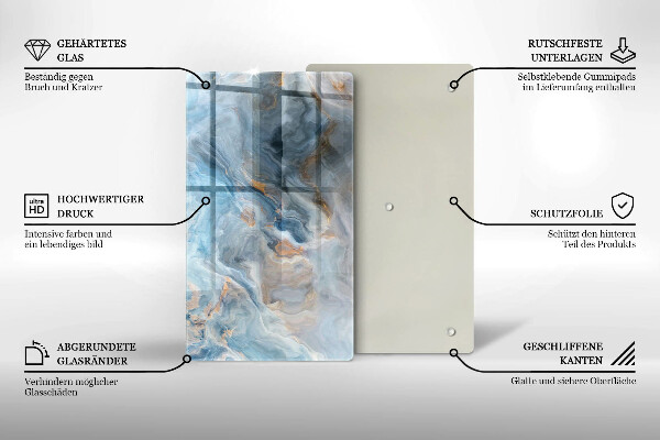 Kryt na sporák Textúra mramoru