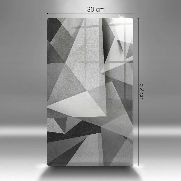 Kryt na sporák Konkrétna ostrá abstrakcia