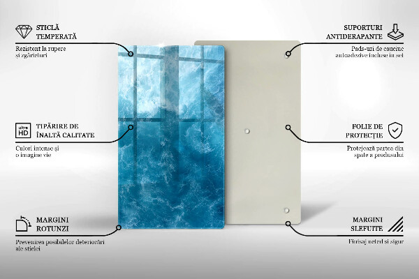 Kryt na sporák Modrá voda