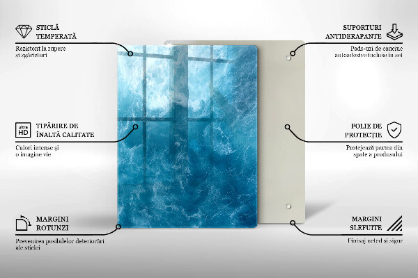 Kryt na sporák Modrá voda