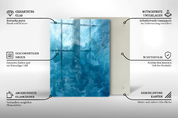 Kryt na sporák Modrá voda