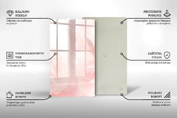 Kryt na sporák Pozadie pastelových ruží